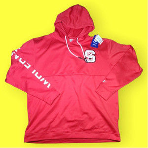 NWT NC State Champion Red Polyester Jacket Wolfpack Size XL